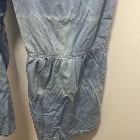 Sincerely Jules Super High-Rise Tiered Wide Leg Chambray Pant - Picture 6 of 10